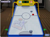 air hockey