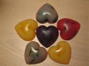 heart soaps
