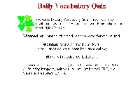 vocabulary test